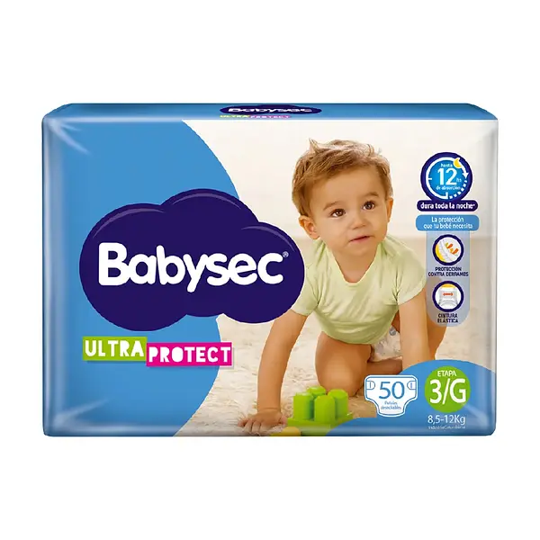 Pañales Babysec Etapa 3x50 Ultra Protect