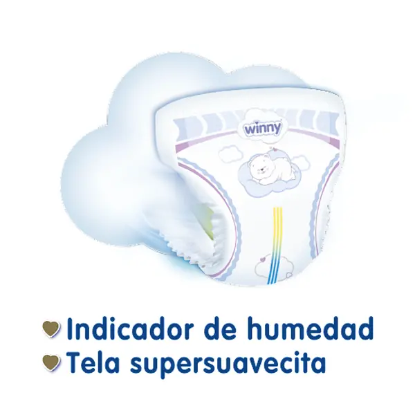 Pañales Winny Etapa 0x30 Recién Nacido Sensitive